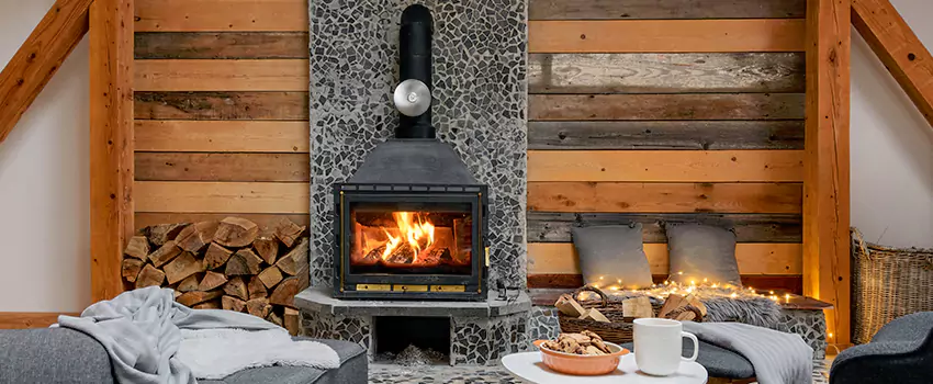 Thelin Hearth Products Direct Vent Gas Stove Fireplace Inspection in Fargo, North Dakota